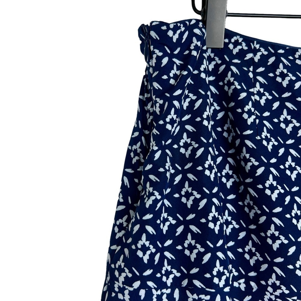 LAUREN RALPH LAUREN Skirt Full A Line Flowy Modest Floral Retro Abstract Size 12 - Picture 6 of 9